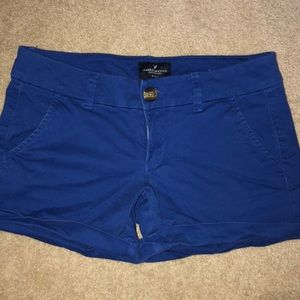 Blue shorts!